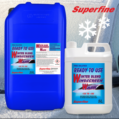 30% Ready To Use Winter Blend Windscreen Wash